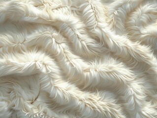 Seamless 3D pattern of soft, fluffy wool fabric Warm and comfortable texture, perfect for winter backgrounds, cards, and wallpapers, creating a cozy visual effect