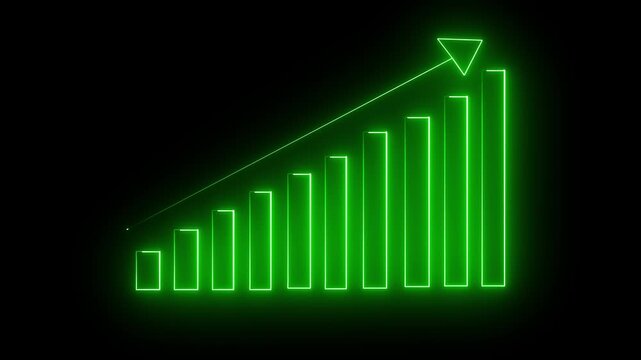 lame  saber business  graph animation video 