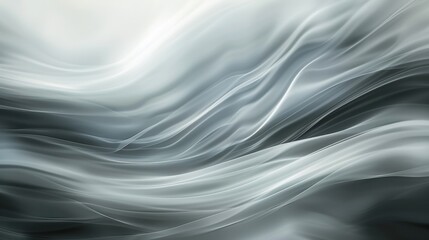 Abstract fluid lines forming a dynamic gray background
