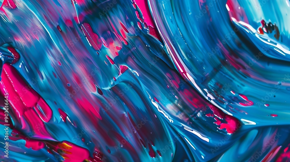 Poster abstract art backgrounds handpainted background acrylic painting on canvastexture fluid acryl fragme