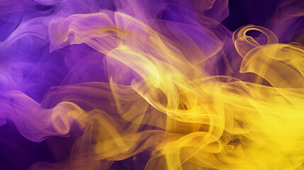 Fototapeta premium yellow and purple smoke texture background