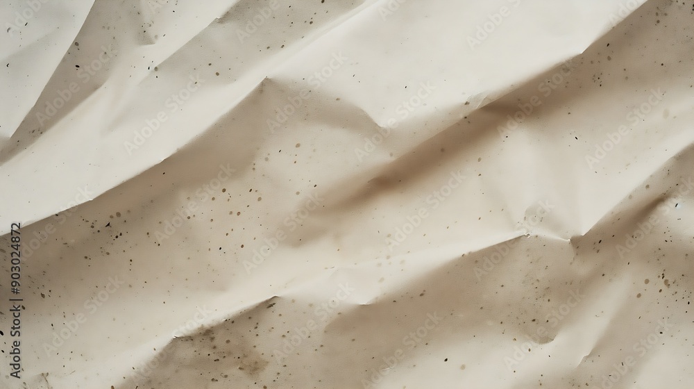 Poster Craft eco textured paper sheet background beige color for cards and other design ideas beige color White paper texture with particles Abstract paper background : Generative AI