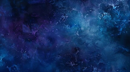 Fototapeta premium Vivid and richly textured abstract background featuring a cosmic blend of blue and purple shades resembling a nebula or galaxy : Generative AI