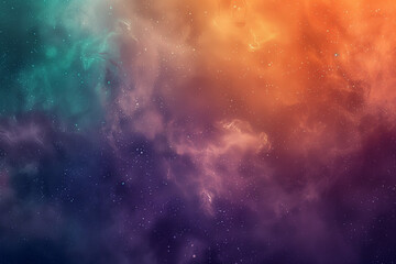 Cosmic Nebula in Vivid Colors