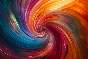 Abstract Swirling Colors