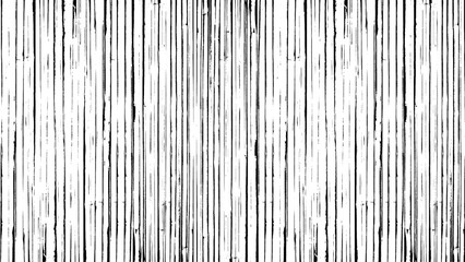 Decorative seamless pattern with handdrawn shapes. Hand painted grungy ink doodles in black and white colors. Asymmetric thin lines painted vertically. 