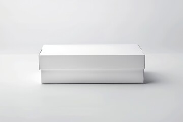 Cereal Box Breakfast. Blank Carton Food Package in Abstract Studio Shot