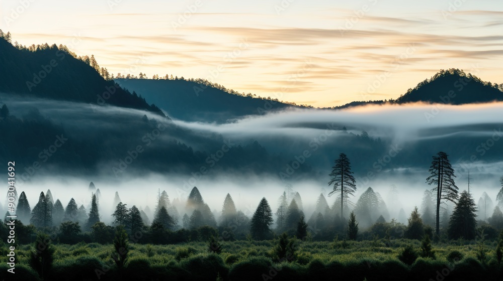 Canvas Prints sunrise over the mountains