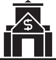 Bank Icon Illustration
