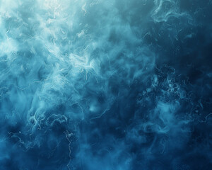 Obraz premium Smoky Blue Gradient - water, abstract, blue, background, texture, ocean, sea, mist, fog, smoke, ethereal, clouds, dream, fantasy, aquatic