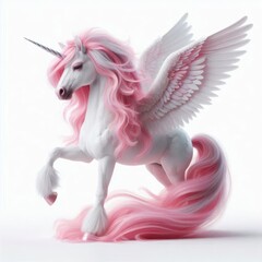 unicorn on white background