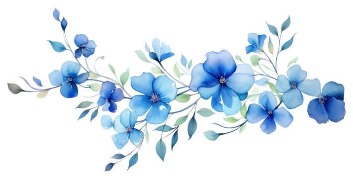 recommend clip art: PNG Blue flowers pattern nature plant.