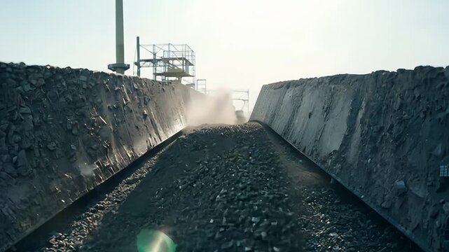 Exploring Construction Activity at a Large Quarry Site During Bright Daylight