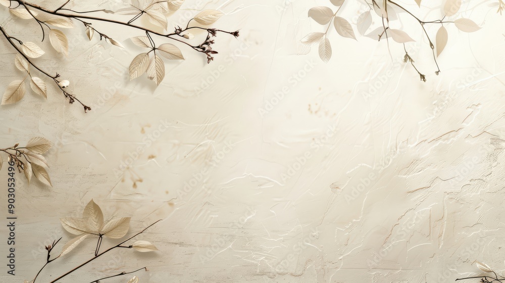 Poster a simple background with a light, neutral shade and gentle patterns, offering a refined and unobtrus