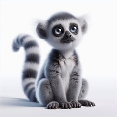 Fototapeta premium close up of a lemur