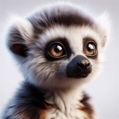 Obraz premium close up of a lemur