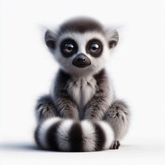close up of a lemur