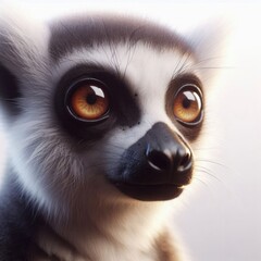 Obraz premium close up of a lemur