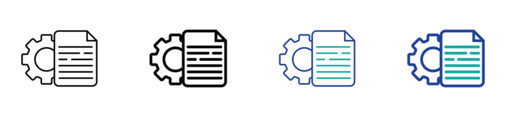 Project Management icon design with white background stock illustration. stock vector. eps 10. 