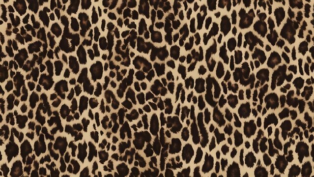 Leopard background design, fashionable modern furry print