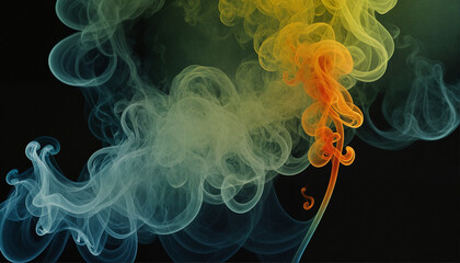 Obraz premium abstract photo of colorful smoke, colors smoking