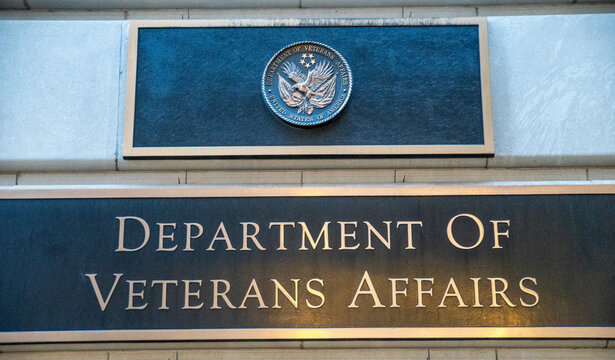 United States of America, Department of Veterans Affairs office sign