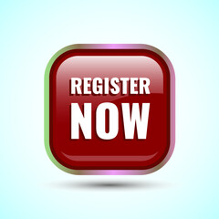 Register Now Icon Button Design Illustration