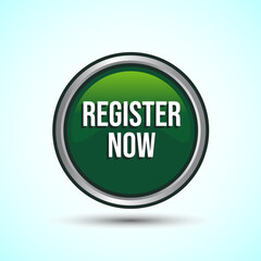 Register Now Icon Button Design Illustration