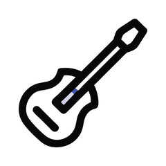 Guitar icon vector illustration