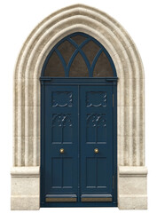Entrance classic doors for the house