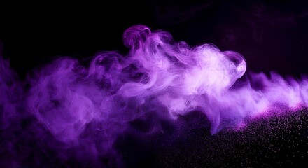 purple smoke background