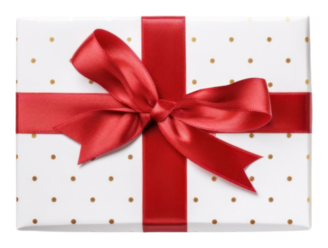 PNG Open red gift box white background anniversary celebration.