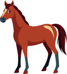 Obraz premium A Nice Horse tattoo silhouette silhouette art illustration