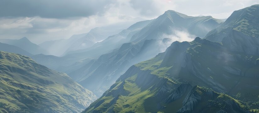 mountain landscape.