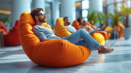 Blended work scenario with a laptop and a yoga mat, balanced lifestyle, integrating work and wellness