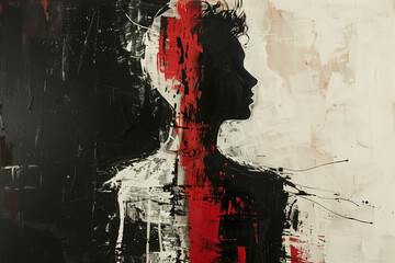 a numb looking silhouette