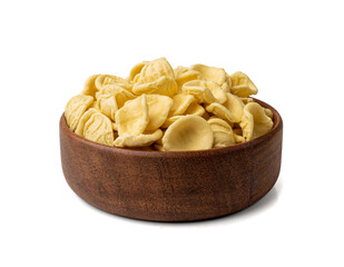 Raw Orecchiette Pasta, Homemade Dry Macaroni, Italian Recchietedde