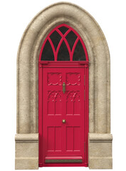 Entrance classic doors for the house