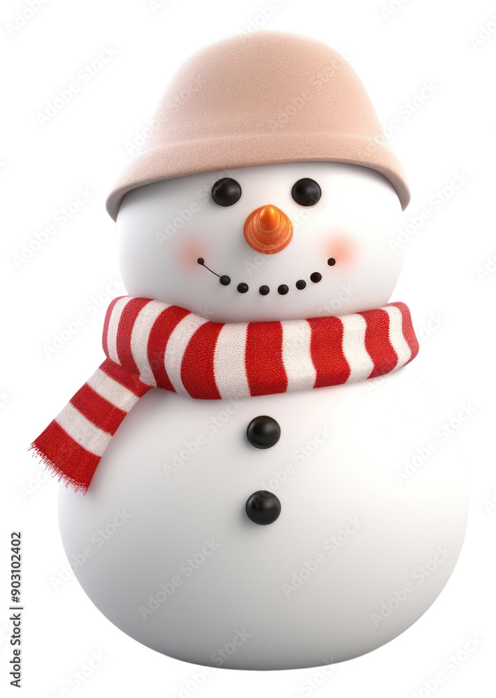 Wall mural png snowman christmas cartoon winter.