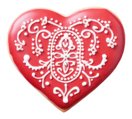 PNG Heart cookie celebration accessories.