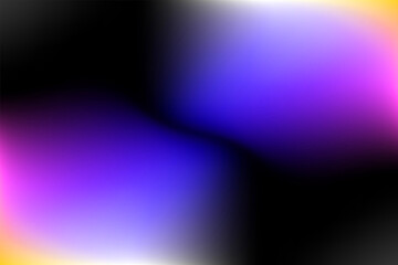 Mesh gradient abstract background. Soft purple pink yellow black colors backdrop. Fluid shapes colorful wallpaper design