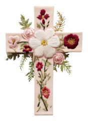 PNG Cross symbol white representation.