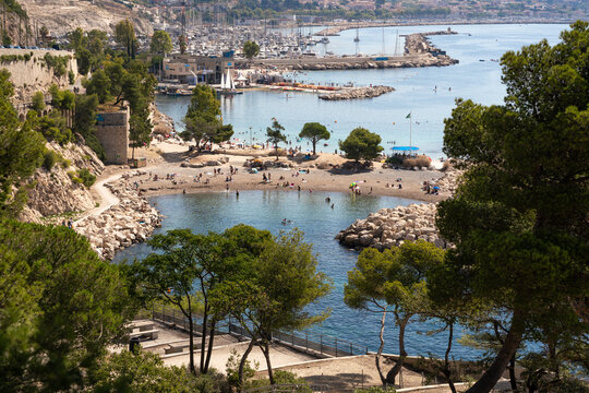 Plages de Corbi&egrave;res, Estaque, Marseille