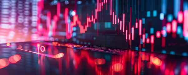 Fototapeta premium Price Drop Business