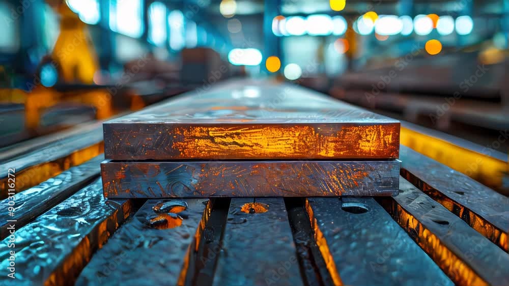 Aufkleber an abstract industrial pattern with textured metal surfaces and rust spots