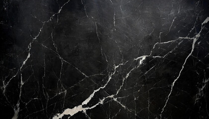 Abstract Black Marble Texture with Intricate White Veins and Natural Cracks. Perfect for Backgrounds, Design Projects, and Architectural Inspirations