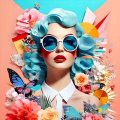 VINTAGE fashion COLLAGE