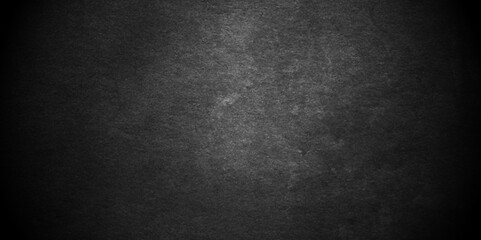 Dark Black grunge stone background texture, old vintage charcoal black backdrop . Abstract background with black wall surface, black stucco texture. Black gray satin dark texture.