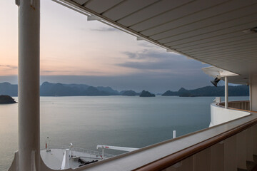 Exposure done at Sunrise, at Langkawi Cruise Pier Terminal, taken from a Cruise Ship