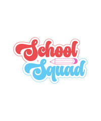 Happy Back to School SVG Bundle,  Back to School SVG Design